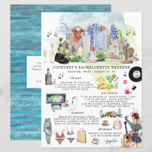 Bachelorette Weekend Itinerary   Houston, Texas Kaart