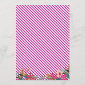 Bachelorette Weekend Itinerary Invitation Programmakaart (Achterkant)