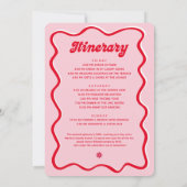 Bachelorette Weekend Itinerary Kaart (Achterkant)