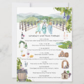 Bachelorette Weekend Itinerary | Napa Wijnmakerij Kaart (Voorkant)