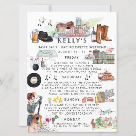 Bachelorette Weekend Itinerary | Nashville Kaart