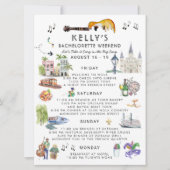Bachelorette Weekend Itinerary | New Orleans Kaart (Voorkant)