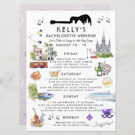 Bachelorette Weekend Itinerary | New Orleans Kaart