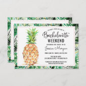 Bachelorette Weekend Itinerary Pineapple Tropisch Kaart (Voorkant / Achterkant)