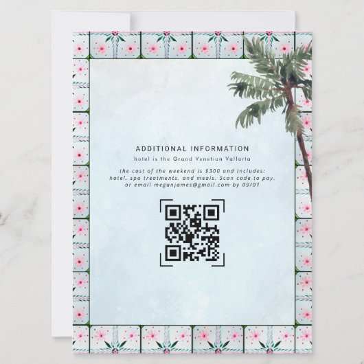 Bachelorette Weekend Itinerary | Puerto Vallarta Kaart (Achterkant)