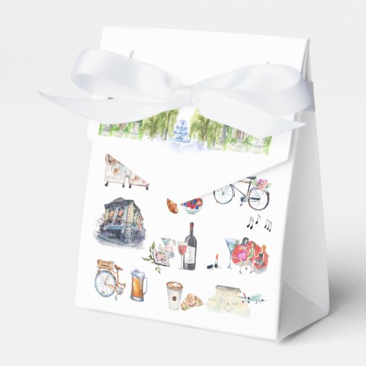 Bachelorette Weekend Itinerary | Savannah, Georgië Bedankdoosjes (Voorkant Zijde)