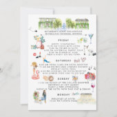 Bachelorette Weekend Itinerary | Savannah, Georgië Kaart (Voorkant)