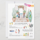 Bachelorette Weekend Itinerary | Tropical Mexico Kaart (Voorkant)