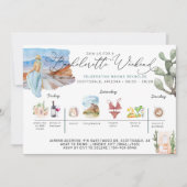 Bachelorette Weekend Itinerary | woestijncactus Kaart (Voorkant)