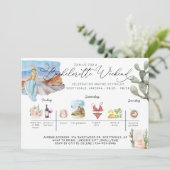 Bachelorette Weekend Itinerary | woestijncactus Kaart (Staand voorkant)