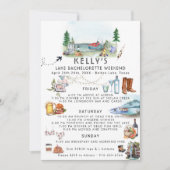 Bachelorette Weekend Itinerary | Zomerkamp Kaart (Voorkant)