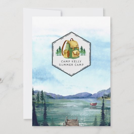 Bachelorette Weekend Itinerary | Zomerkamp Kaart (Achterkant)