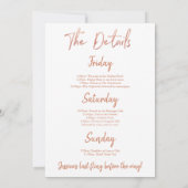 Bachelorette Weekend Itinerary zonnebril Kaart (Achterkant)