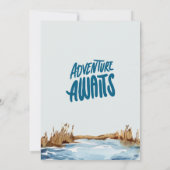 Bachelorette weekend kampactiviteiten kaart (Achterkant)