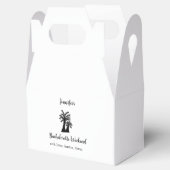 Bachelorette weekend kokosboom club voeg naam toe  bedankdoosjes (Geopend)