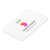 Bachelorette weekend kokospalm club voeg naam toe  magneet (Linkerzijde)