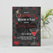 Bachelorette Weekend Las Vegas Kaart (Staand voorkant)