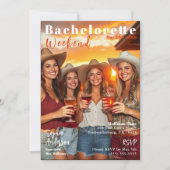 Bachelorette Weekend Magazine Hoesje Kaart (Voorkant)
