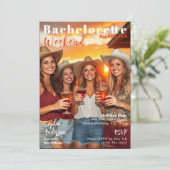 Bachelorette Weekend Magazine Hoesje Kaart (Staand voorkant)