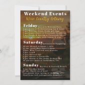 Bachelorette Weekend Magazine Hoesje Kaart (Achterkant)