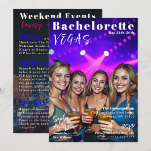 Bachelorette Weekend Magazine Hoesje Kaart