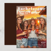 Bachelorette Weekend Magazine Hoesje Kaart (Voorkant / Achterkant)