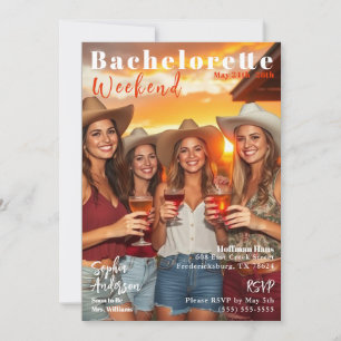 Bachelorette Weekend Magazine Hoesje Kaart