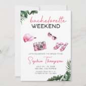 Bachelorette Weekend Palm Beach uitnodiging (Voorkant)