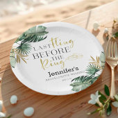 Bachelorette Weekend Papieren Borden | Tropische R Papieren Bordje