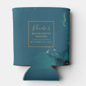 Bachelorette Weekend Party Agaat aards patroon Blikjeskoeler (Achterkant)