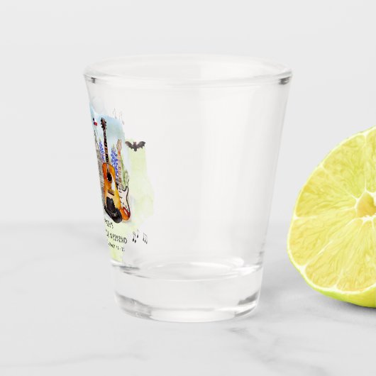Bachelorette Weekend Party Favor | Austin, Texas Shot Glas (Rechts)