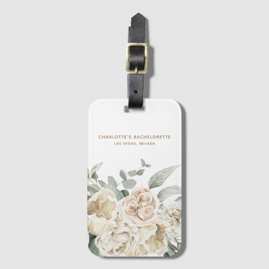 Bachelorette Weekend Party Favor Gepersonaliseerde Bagagelabel (Voorkant (verticaal))