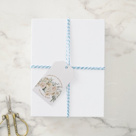 Bachelorette Weekend Party Favor Gepersonaliseerde Cadeaulabel (Met Touw)