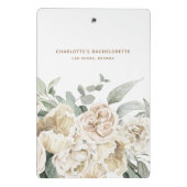 Bachelorette Weekend Party Favor Gepersonaliseerde Mini Klembord (Achterkant)