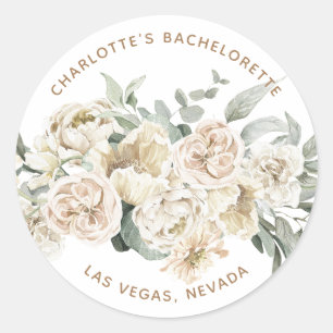 Bachelorette Weekend Party Favor Gepersonaliseerde Ronde Sticker
