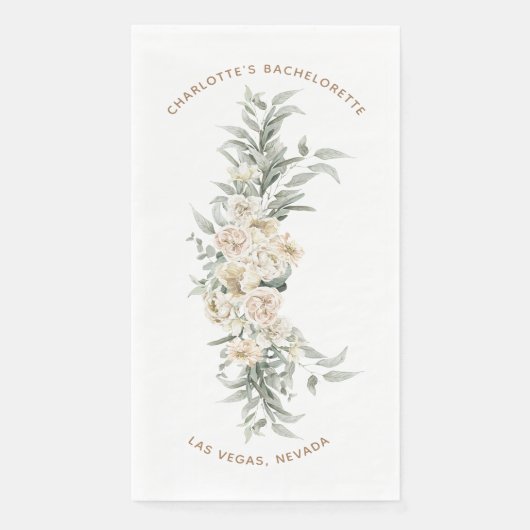 Bachelorette Weekend Party Favor Gepersonaliseerde Servet (Voorkant)