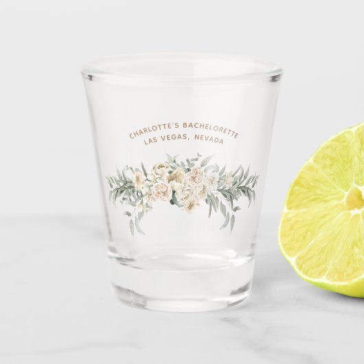 Bachelorette Weekend Party Favor Gepersonaliseerde Shot Glas (Voorkant)