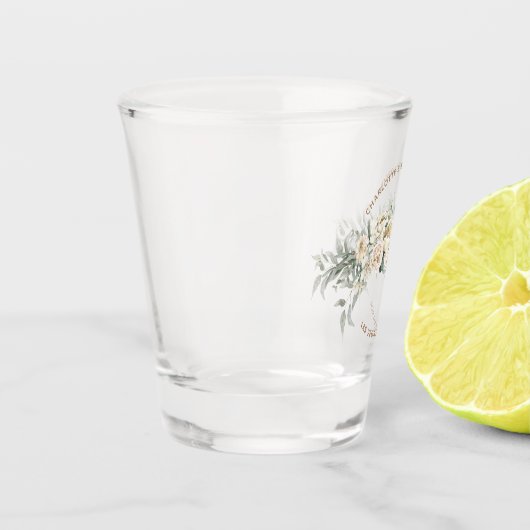 Bachelorette Weekend Party Favor Gepersonaliseerde Shot Glas (Links)