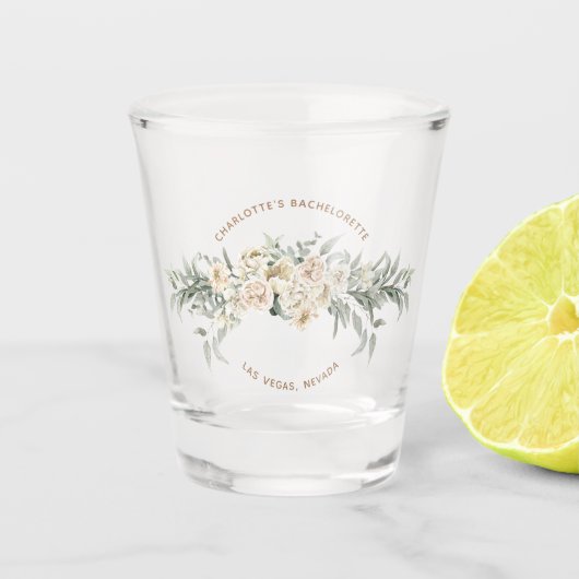 Bachelorette Weekend Party Favor Gepersonaliseerde Shot Glas (Voorkant)