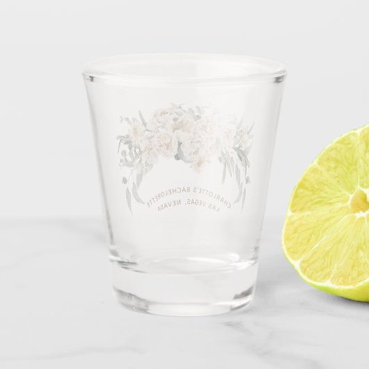 Bachelorette Weekend Party Favor Gepersonaliseerde Shot Glas (Achterkant)