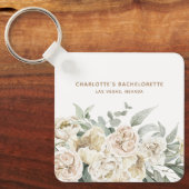 Bachelorette Weekend Party Favor Gepersonaliseerde Sleutelhanger (Voorkant)
