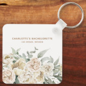 Bachelorette Weekend Party Favor Gepersonaliseerde Sleutelhanger (Achterkant)