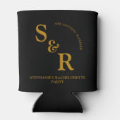 Bachelorette Weekend Party Favor Personalized Blikjeskoeler (Achterkant)