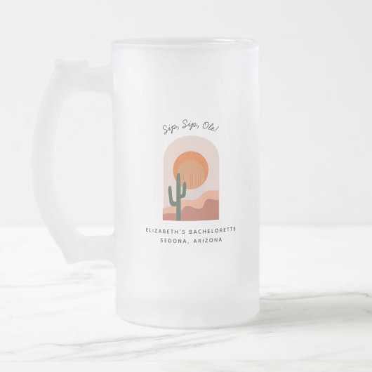 Bachelorette Weekend Party Favor Personalized Matglas Bierpul (Links)