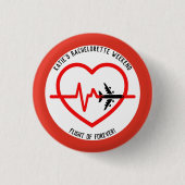 Bachelorette Weekend Party Favor Personalized Ronde Button 3,2 Cm (Voorkant)