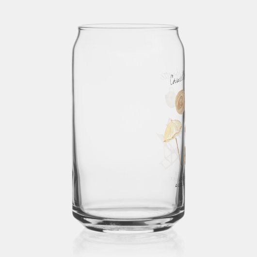 Bachelorette Weekend Party Favor Personalized Shot Blikvorm Glas (Rechts)