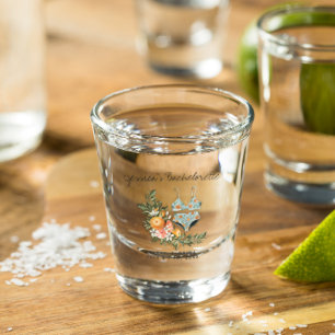 Bachelorette Weekend Party Favor Personalized Shot Glas