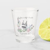 Bachelorette Weekend Party Favor Personalized Shot Shot Glas (Voorkant)