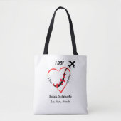 Bachelorette Weekend Party Favor Personalized Tote Bag (Voorkant)