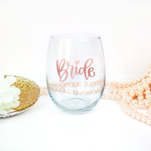 Bachelorette Weekend Party Favor Personalized Wijnglas Zonder Voet